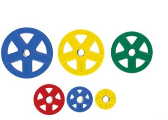 低騒音重力提起プレート ゴムコーティング版 高衝撃耐性 耐久性プレート 重量体育館用に設計