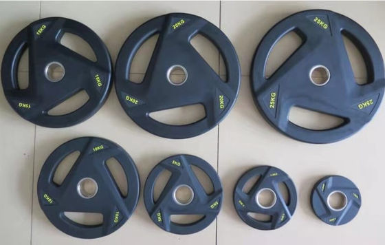 商用クラブ用 バルベルの重量プレート 低騒音ゴムコーティング版 単体 重量 2.5lb 20kgs 耐久体育器具